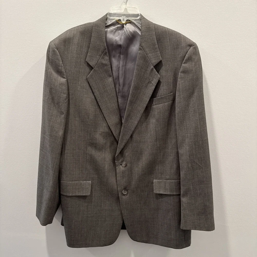 hart‎ schaffner marx blazer 44L EUC Pure Virgin Wool